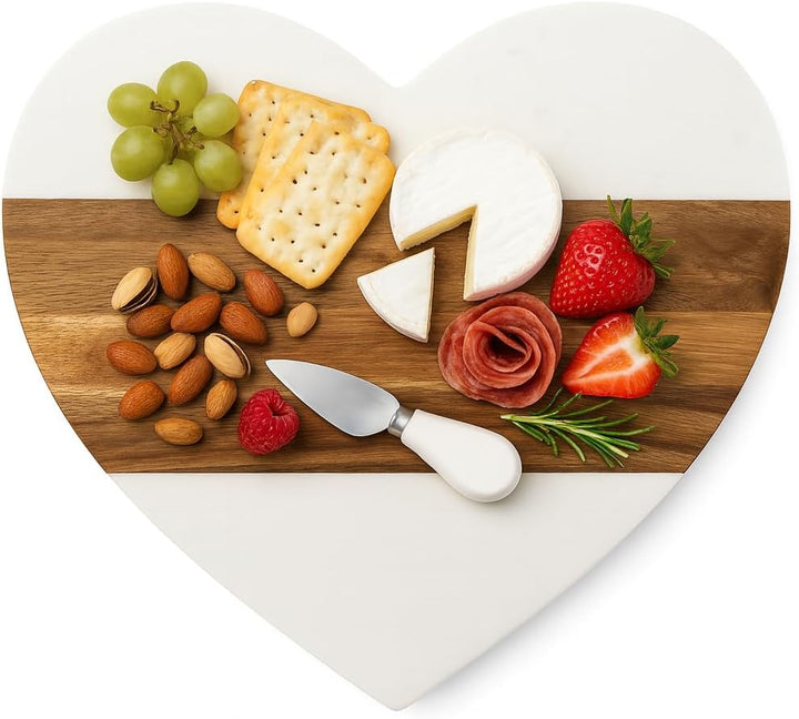 Heart Shaped Charcuterie Board