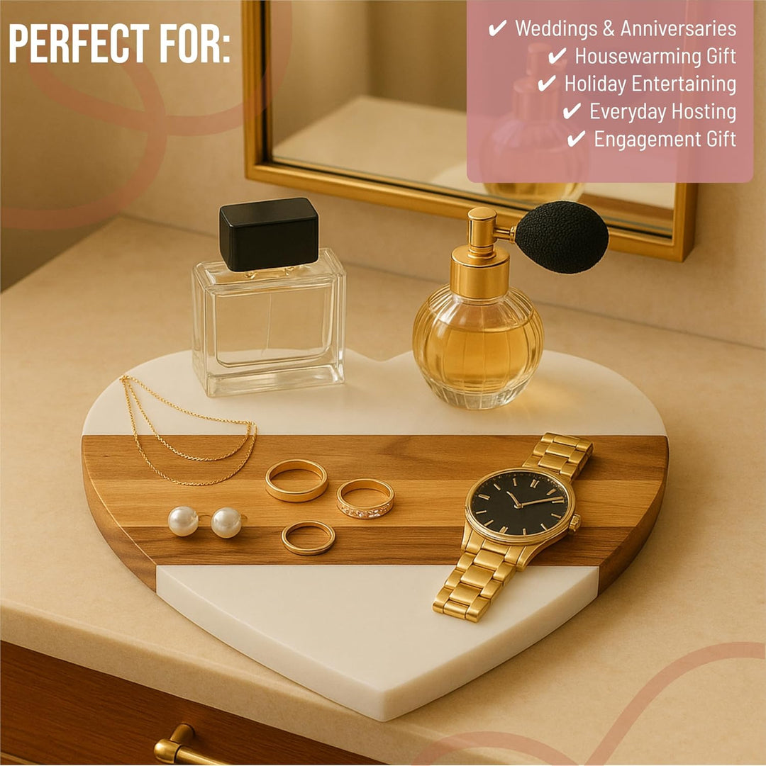 Heart Shaped Charcuterie Board