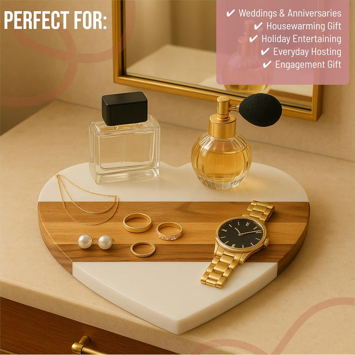 Heart Shaped Charcuterie Board
