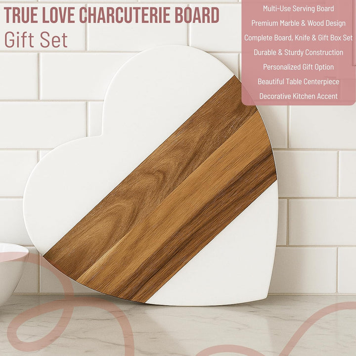 Heart Shaped Charcuterie Board