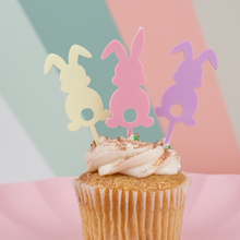 Load image into Gallery viewer, bunny cupcake toppers
