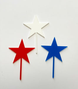 4th of july cupcake toppers