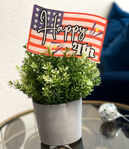 4th of July center piece