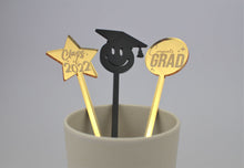 Load image into Gallery viewer, graduation drink stirrers
