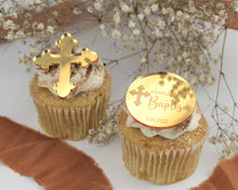 Load image into Gallery viewer, baptism cupcake topper
