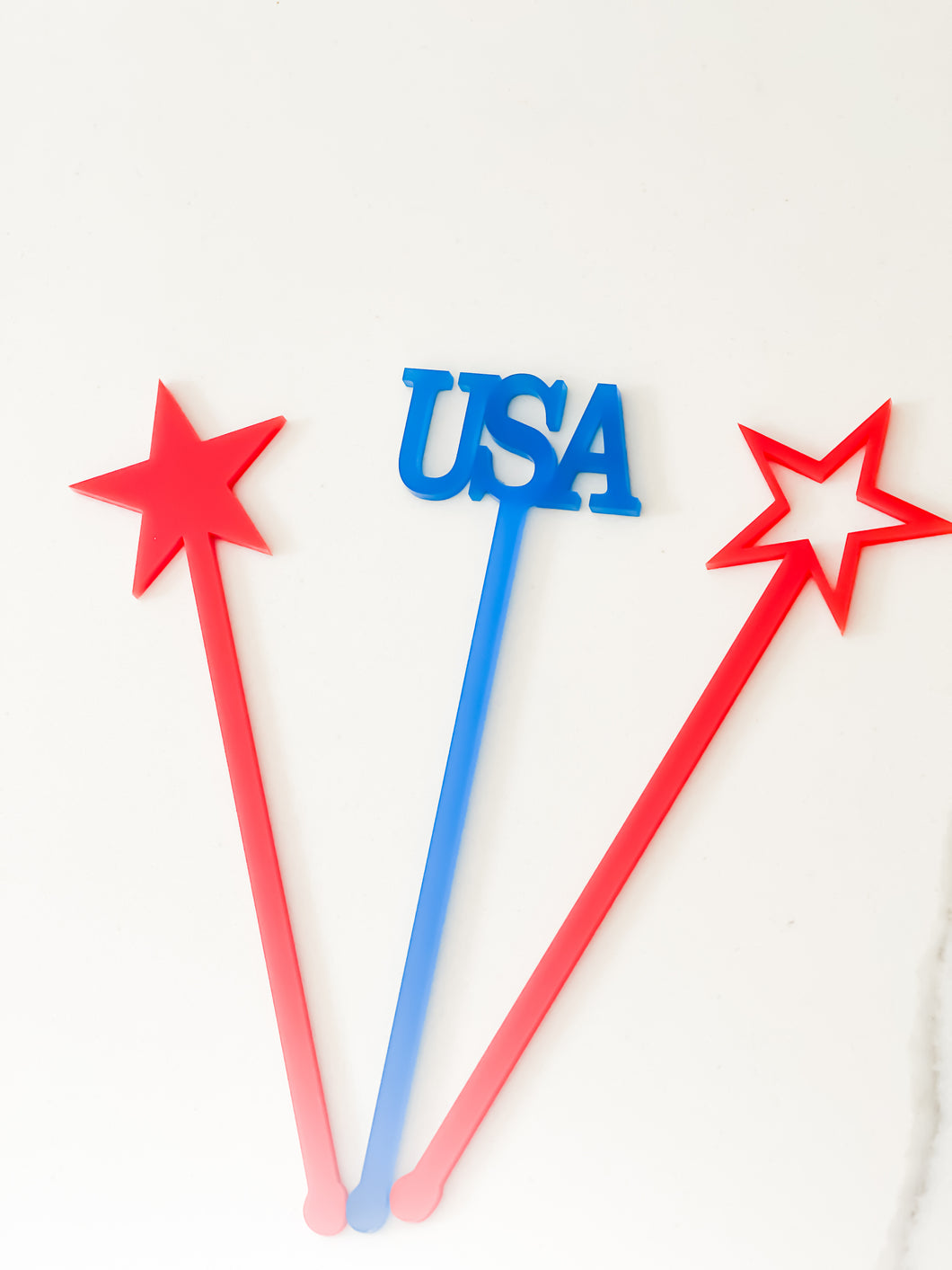 4th of july drink stirrers