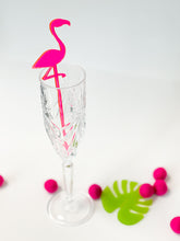 Load image into Gallery viewer, flamingo drink stirrer
