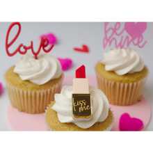 Load image into Gallery viewer, valentines day cupcake toppers
