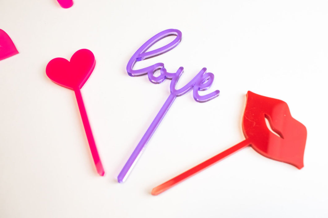 valentines day cupcake toppers