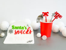 Load image into Gallery viewer, santa cookie tray
