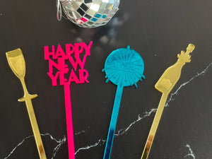 new years eve drink stirrers