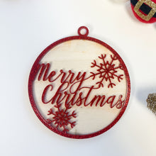 Load image into Gallery viewer, merry christmas ornament
