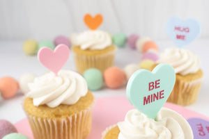 valentines day cupcake toppers