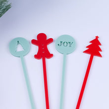 Load image into Gallery viewer, holiday drink stirrers
