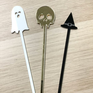 halloween drink stirrers