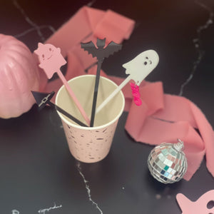 halloween drink stirrers